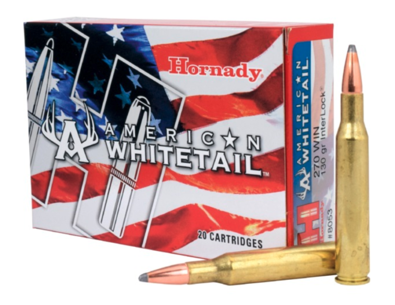Hornady 270 Win 130 Gr InterLock SP American Whitetail Brisbane Gun Shop